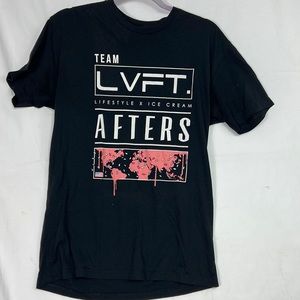 #0623 Live Fit Apparel Black T-Shirt | Size: M